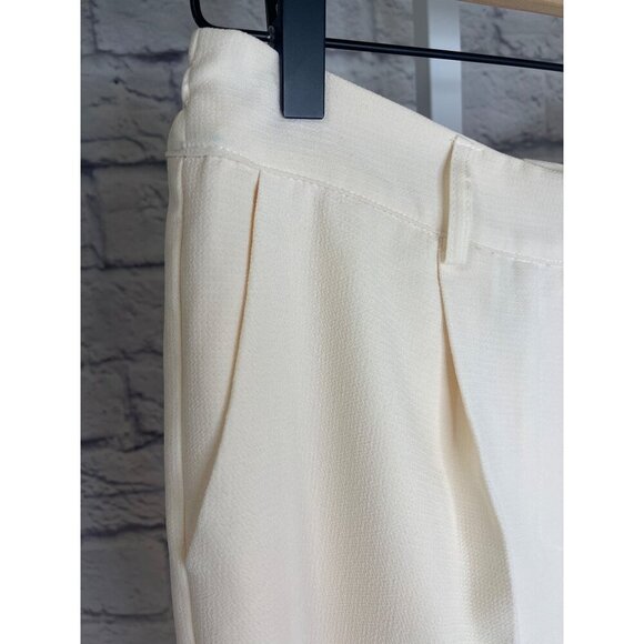 Christian Lacroix Trouser Dress Pants NEW Cream Color Ladies Size MED Wide Leg - Picture 6 of 11